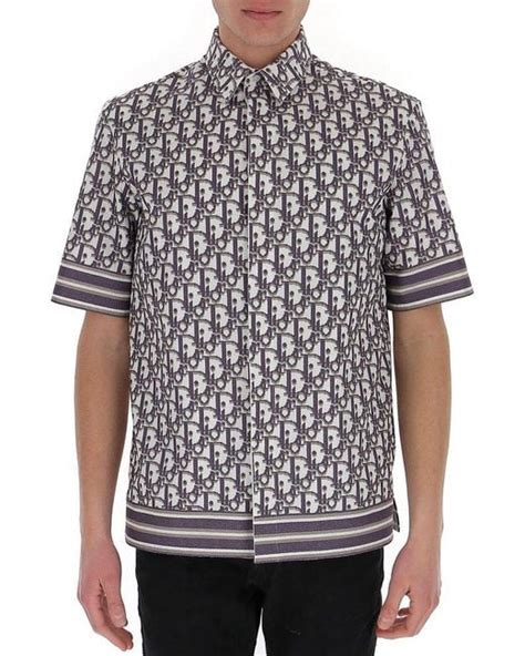 christian dior short sleeve shirt|dior men's shirts.